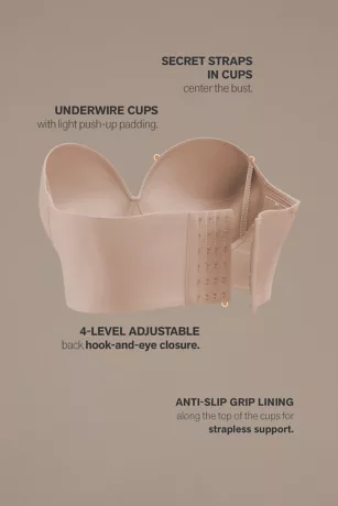Leonisa Strapless Longline Contouring Bra 7 Leonisa Strapless Longline Contouring Bra - Image 7
