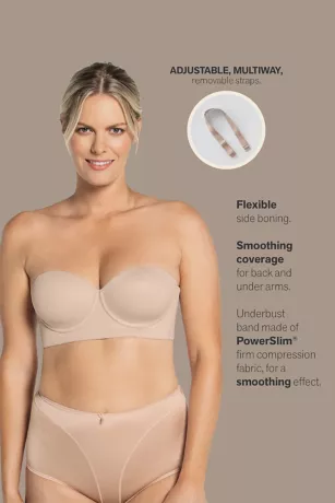 Leonisa Strapless Longline Contouring Bra 6 Leonisa Strapless Longline Contouring Bra - Image 6