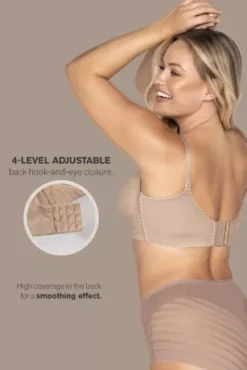 Leonisa Full Coverage Back-Smoothing Bra -Kelly Shop 11970 MNUDE