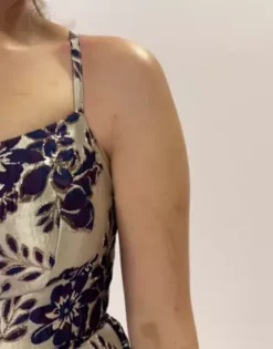 Floral Brocade Short A-Line Dress -Kelly Shop 12901D PDP