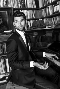 Off-the-Shoulder Long Sleeve Lace Draped Gown -Kelly Shop 184213DB 1 PDP Crop Oct16 20 1920x2880