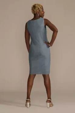 Embellished Scoop Neck Short Jacket Sheath Dress -Kelly Shop 2583 MSLATE MOB PROD1 282