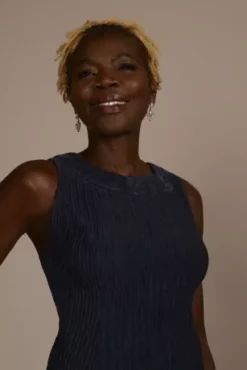 Embellished Textured Knit Jacket Sheath Dress -Kelly Shop 28802 NAVY MOB PROD10 2050