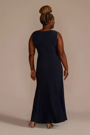 Embroidered Jersey A-Line Jacket Dress 5 Embroidered Jersey A-Line Jacket Dress - Image 5