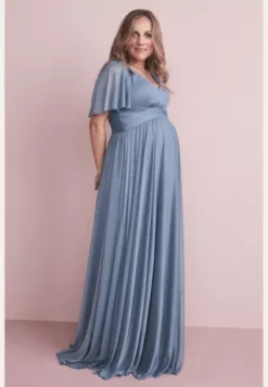 Flutter Sleeve Mesh Maternity Bridesmaid Dress -Kelly Shop 4XLF20167 ZZZ 21