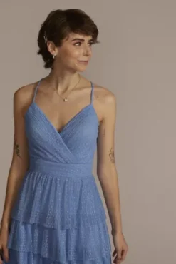 V-Neck Tiered Ruffle Mini Dress -Kelly Shop 8242XE8A MPERI JRPARTY PROD2 047