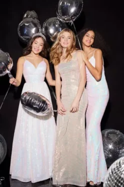 Straight Neck Metallic Sequin Tank Sheath Dress -Kelly Shop 8960JC3A PDP Crop FEB6 1920x2880