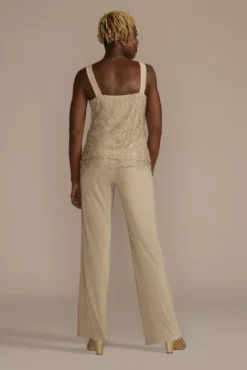 Three Piece Embroidered Sequin Lace Pants Suit -Kelly Shop 9862 MCHAMPAGNE MOB PROD1 1030