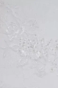 Lace Long Sleeve Keyhole Back Wedding Dress -Kelly Shop CWG893 WHITE OLEG SWATCH PROD3