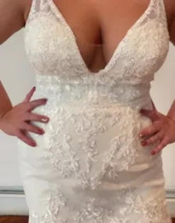 Removable Train Mermaid Wedding Dress -Kelly Shop CWG932 PDP