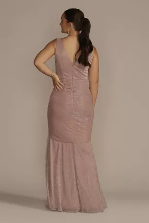 Crinkle Metallic Tank Sheath Dress 2 Crinkle Metallic Tank Sheath Dress - Image 2