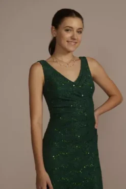 Glitter Sequin Lace Tank Mermaid Dress -Kelly Shop D24NY22615V2RW JUNIPER PRM PROD10 062