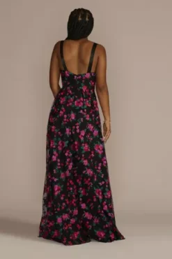 Floral Embroidered Sweetheart A-Line -Kelly Shop D24NY22627 FLORALMUL PROD9 PRM 2242