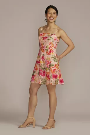 Floral Patterned Lace A-Line 1 Floral Patterned Lace A-Line