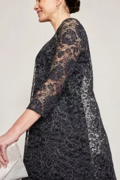 Knee Length Crepe Tank Dress And Matching Jacket 15 Knee Length Crepe Tank Dress And Matching Jacket -Kelly Shop D40NY2111 2 PDP Crop APR25 1920x2880