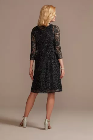 Knee Length Crepe Tank Dress And Matching Jacket 2 Knee Length Crepe Tank Dress And Matching Jacket - Image 2