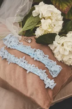 Plus Size Something Blue Lace Garter Set -Kelly Shop DB191029 PDP Crop DEC9 1920x2880