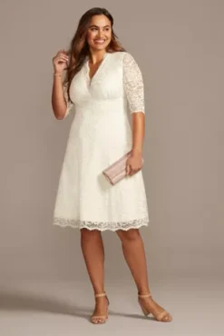 Wedding Belle Short Plus Size Dress