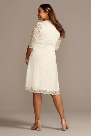 Wedding Belle Short Plus Size Dress 2 Wedding Belle Short Plus Size Dress - Image 2