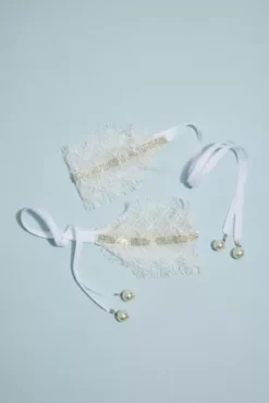 Eyelash Lace And Rhinestone Shoe Jewelry -Kelly Shop DB215401 MWHITE JWLY PROD12 046