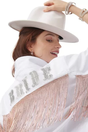 DanielXDiamond Rose Gold Fringe Jacket 11 DanielXDiamond Rose Gold Fringe Jacket - Image 11