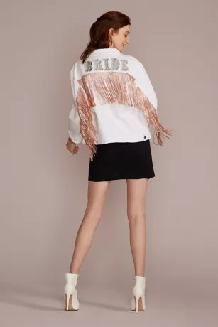 DanielXDiamond Rose Gold Fringe Jacket 3 DanielXDiamond Rose Gold Fringe Jacket - Image 3