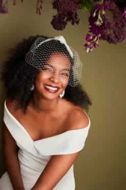 Gathered Fabric Headband With Tulle Blusher -Kelly Shop F12921RTB PDP Crop JUNE15 1920x2880