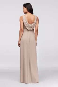 Long Mesh Dress With Cowl Back Detail 9 Long Mesh Dress With Cowl Back Detail -Kelly Shop F15933 BISCOTTI BM PROD4 V2 120