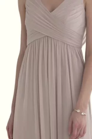 Long Mesh Dress With Cowl Back Detail 7 Long Mesh Dress With Cowl Back Detail - Image 7