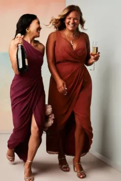 Tank Draped Chiffon Tulip Hem Bridesmaid Dress -Kelly Shop F20217 PDP Crop SEP9 1920x2880