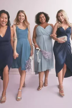 Spaghetti Strap Chiffon Short Bridesmaid Dress 9 Spaghetti Strap Chiffon Short Bridesmaid Dress -Kelly Shop F20240 PDP Crop JAN12 1920x2880