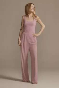 Bridesmaid Separates Jersey Tank Bodysuit -Kelly Shop F20420 QUARTZ BM PROD5 015