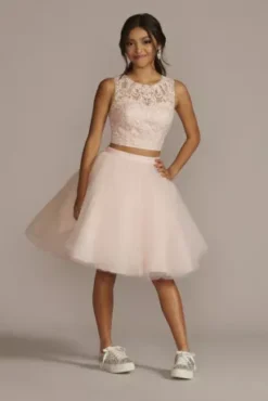 3-Piece Convertible Quince Dress With Heart Back -Kelly Shop FR2102 PETAL QUINCE PROD12 308