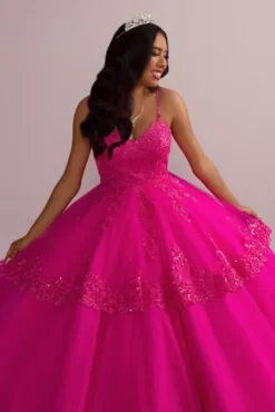 Corded Lace Quince Ball Gown With Bolero -Kelly Shop FR2112 MBEGONIA QUINCE PROD7 10900
