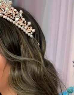 Patterned Sequin Quince Ball Gown With Bolero 13 Patterned Sequin Quince Ball Gown With Bolero -Kelly Shop FR2113 PDP