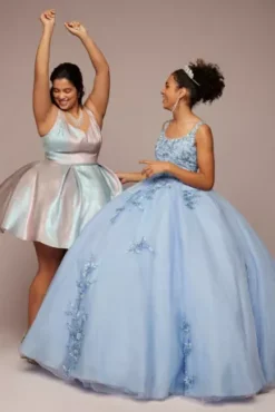 Metallic Floral Glitter Tulle Quince Ball Gown -Kelly Shop FR2114 3 PDP Crop APR25 1920x2880