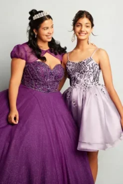 Beaded Bodice Ball Gown Quince Dress With Bolero 16 Beaded Bodice Ball Gown Quince Dress With Bolero -Kelly Shop FR2207 2 PDP Crop NOV4 1920x2880