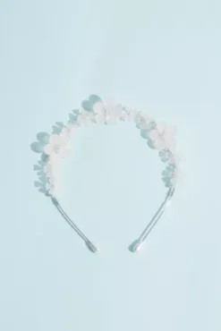 Frosted Daisies Floral Headband