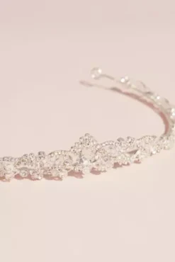 Crested Crystal Embellished Tiara -Kelly Shop H971 MSILVER HP PROD3 002