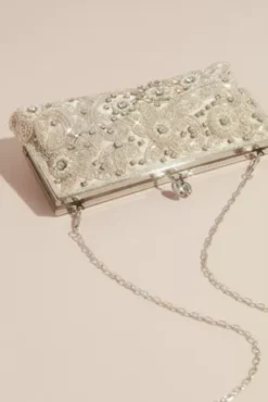 Floral Flourish Crystal Encrusted Clutch -Kelly Shop HBJULIET MCHAMPAGNE HB PROD1 04