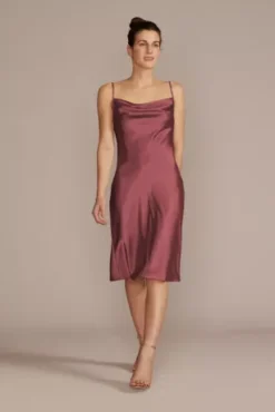 Midi Charmeuse Bridesmaid Slip Dress