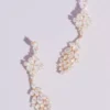 Geometric Clusters Crystal Drop Earrings