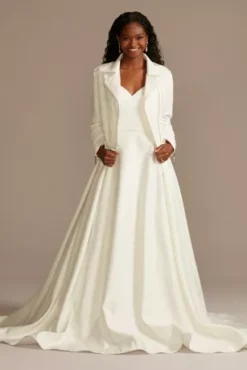 Ivory Lace Moto Jacket -Kelly Shop OW2176 IVORY DBSTU PROD9 313