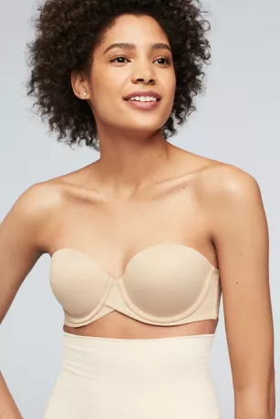 Maidenform Stay Put Convertible Strapless Bra 1 Maidenform Stay Put Convertible Strapless Bra