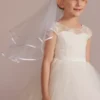 Cascading Flower Girl Veil