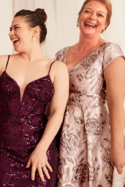 Floral Brocade High-Low A-Line Dress -Kelly Shop VCRS1482 PDP Crop FEB9 1920x2880