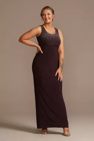 Jersey Tank Dress With Sparkle Embellished Jacket 3 Jersey Tank Dress With Sparkle Embellished Jacket - Image 3