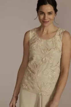 Straight Leg Embroidered Chiffon Three Piece Set 11 Straight Leg Embroidered Chiffon Three Piece Set -Kelly Shop WBM2990 CHAMP MOB PROD3 149