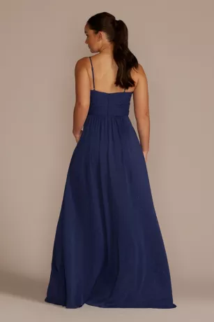 Straight Neck Clip Dot Patterned A-Line 2 Straight Neck Clip Dot Patterned A-Line - Image 2