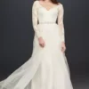 Long Sleeve Wedding Dress With Low Back